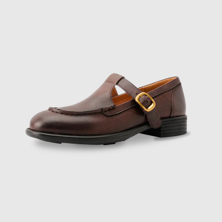Nancy | Retro-Inspired Leather Shoes