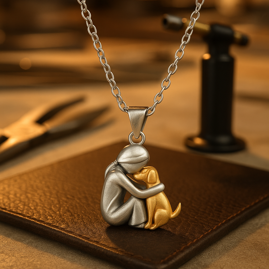 Waverly | Dog Embrace Necklace