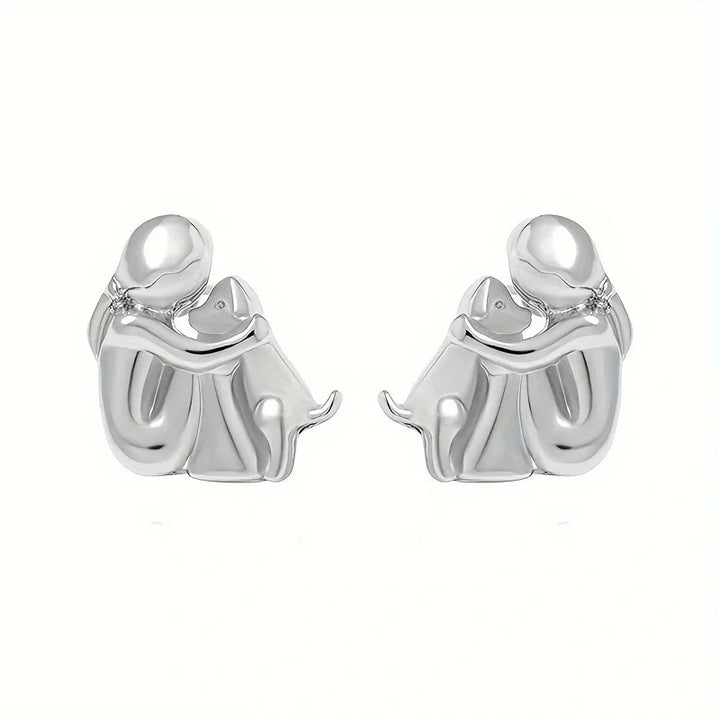 Waverly | Dog Embrace Earring