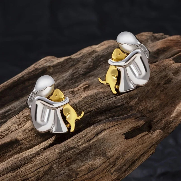 Waverly | Dog Embrace Earring