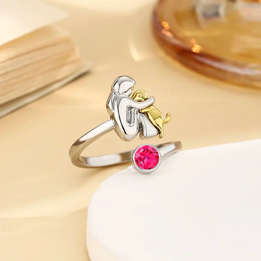 Waverly | Dog Embrace Ring