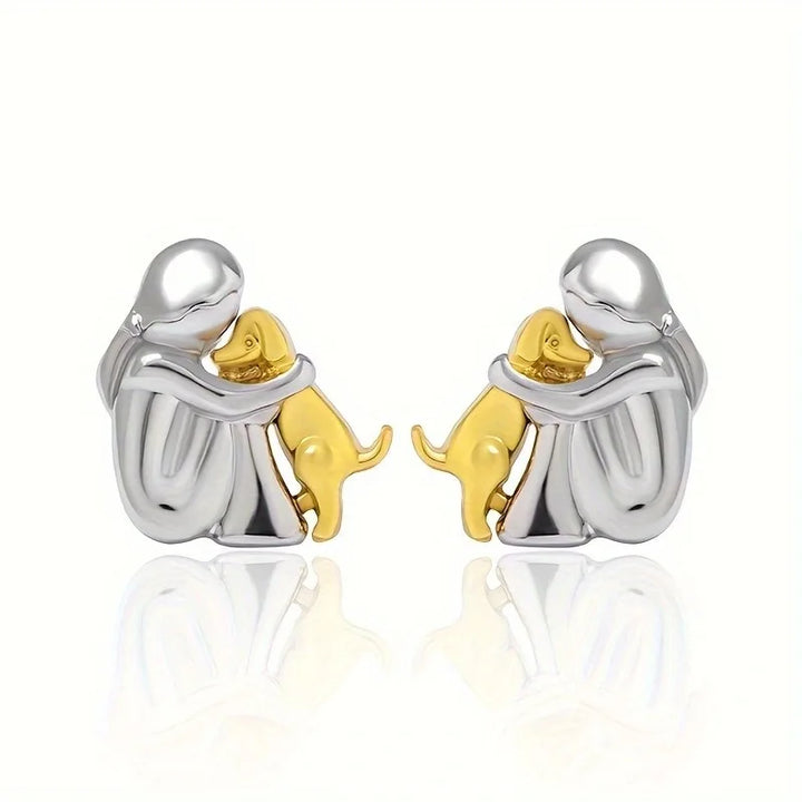 Waverly | Dog Embrace Earring