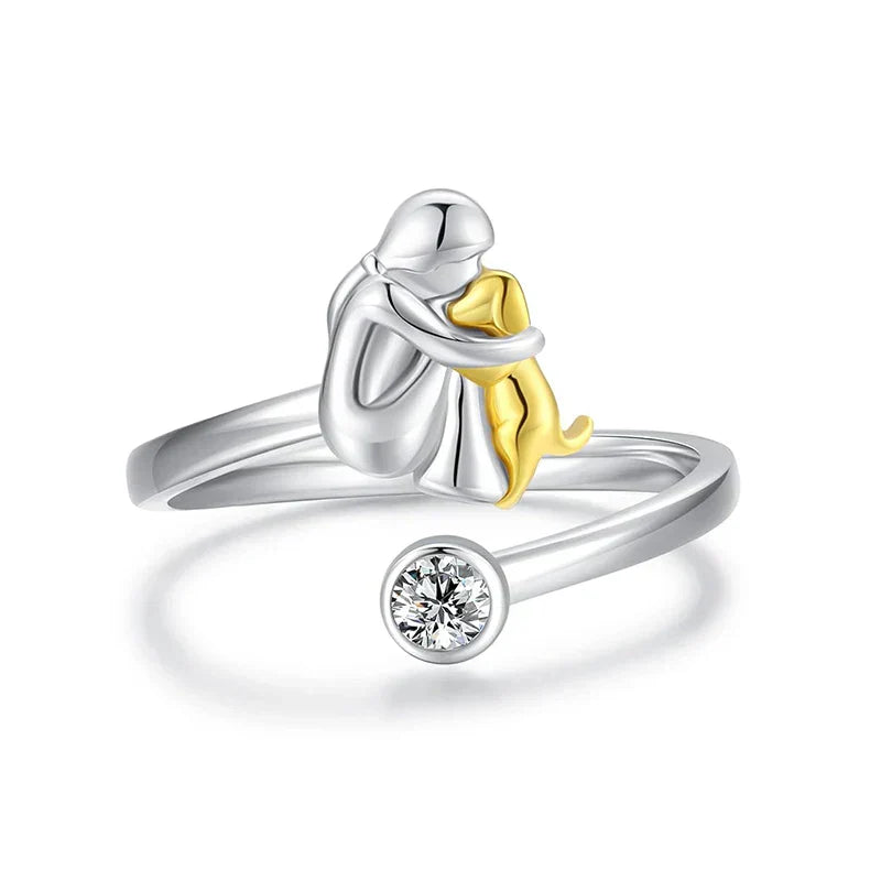 Waverly | Dog Embrace Ring