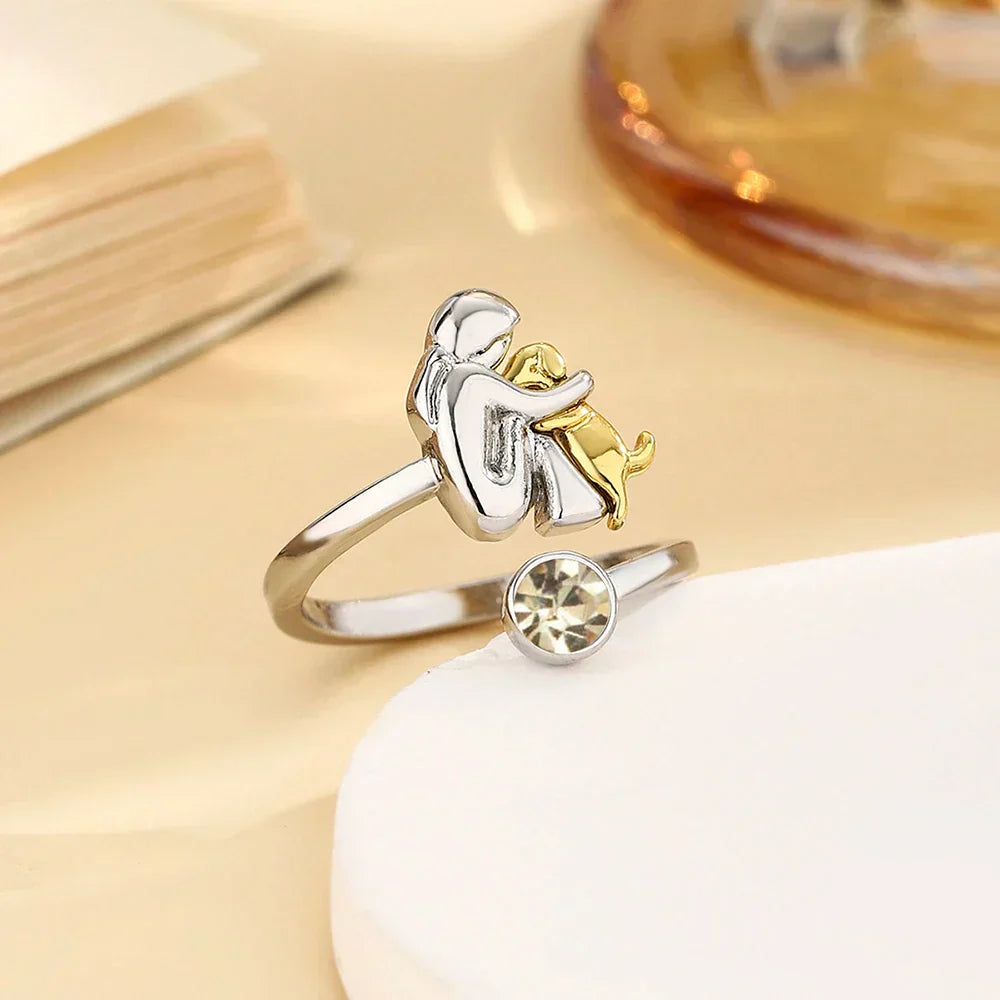 Waverly | Dog Embrace Ring