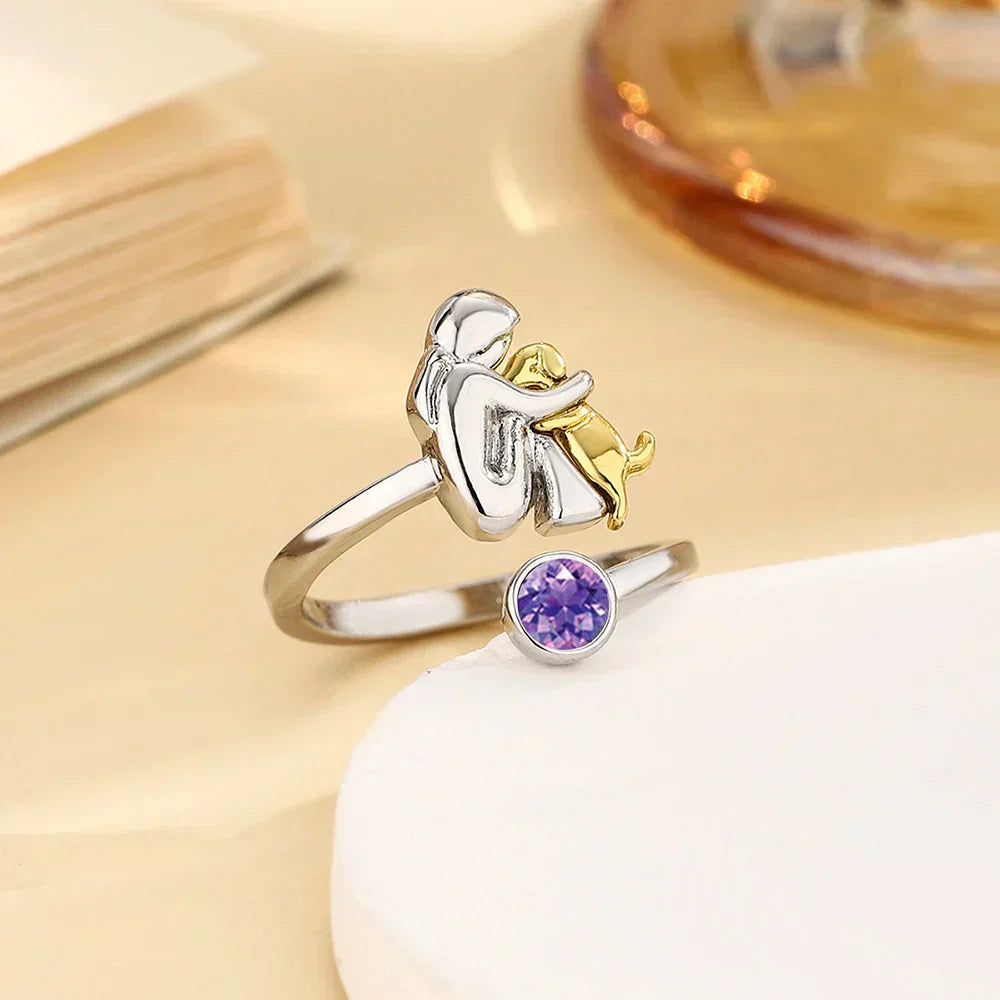 Waverly | Dog Embrace Ring