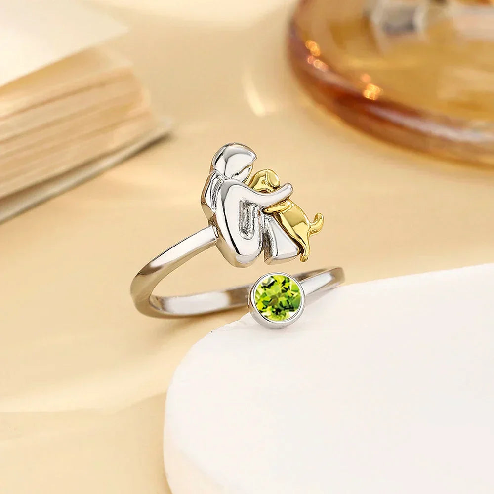 Waverly | Dog Embrace Ring