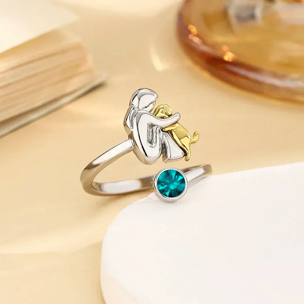 Waverly | Dog Embrace Ring