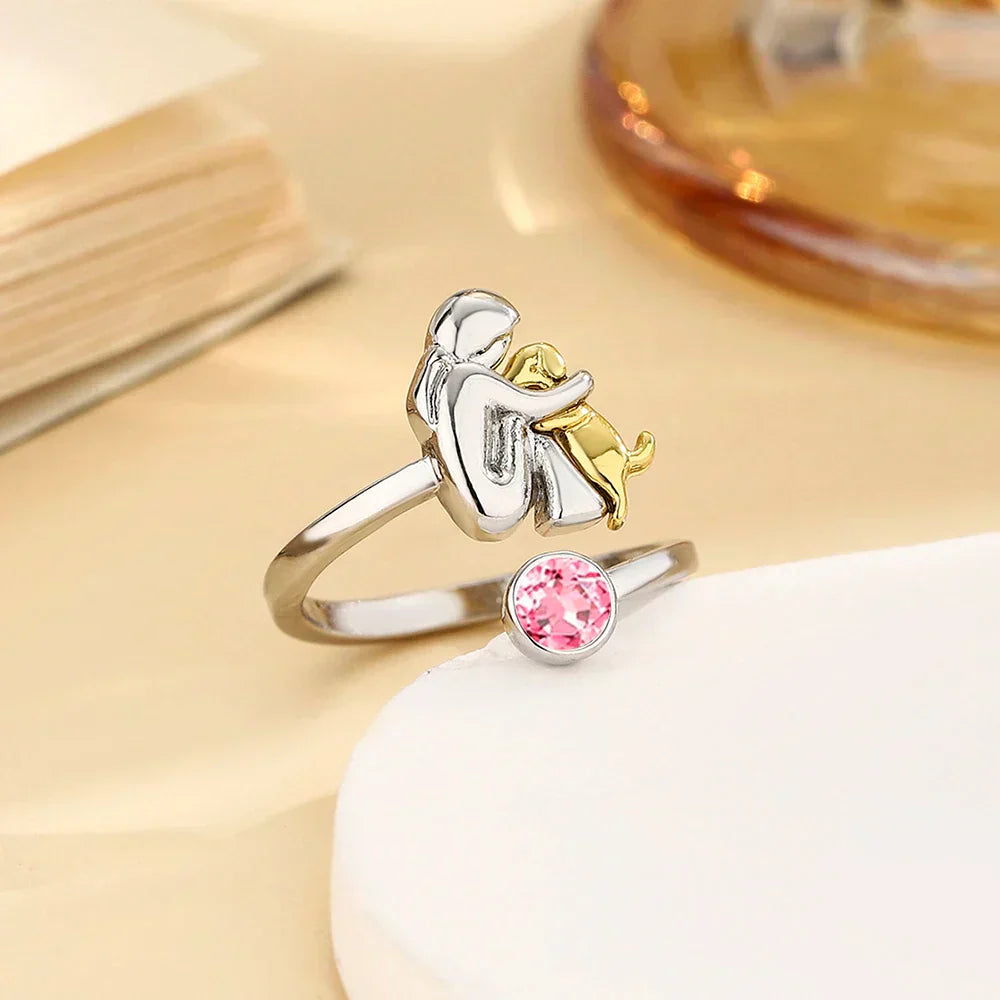 Waverly | Dog Embrace Ring