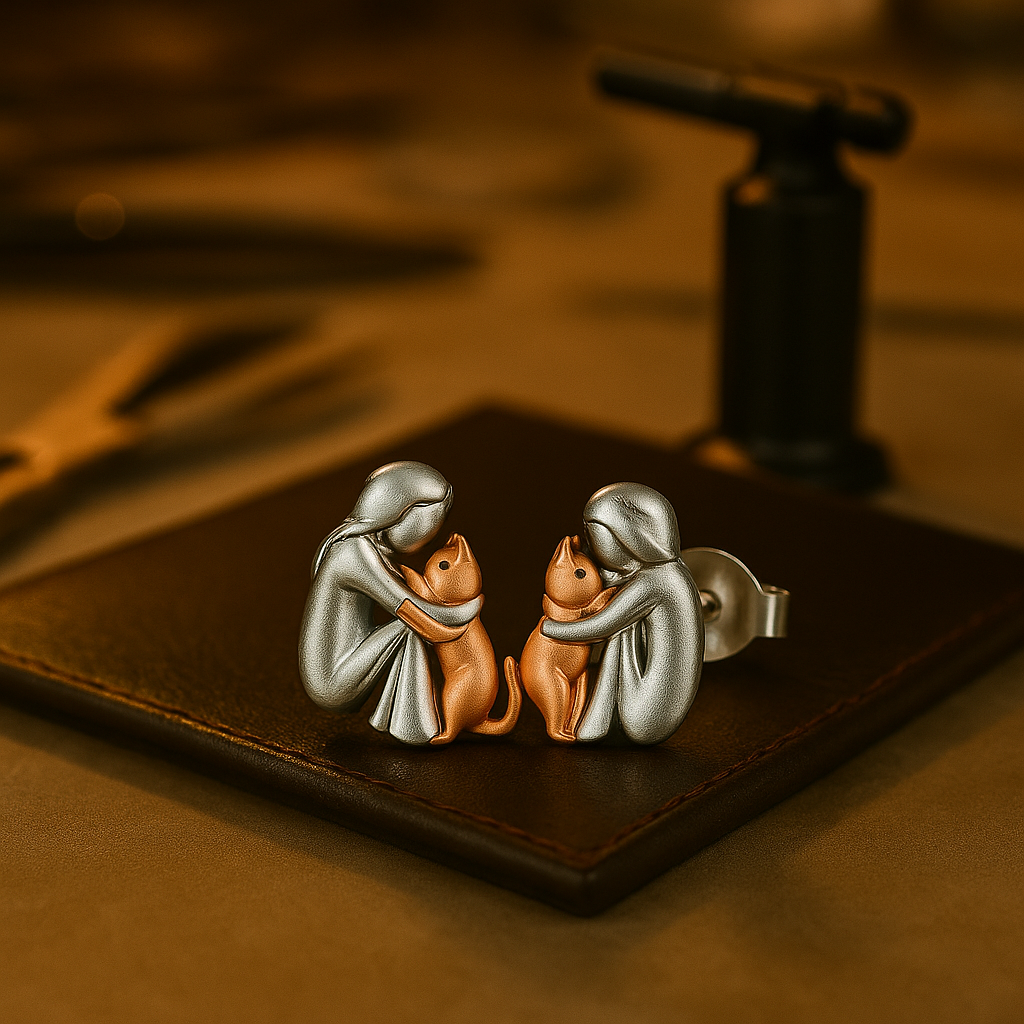 Waverly | Cat Embrace Earrings