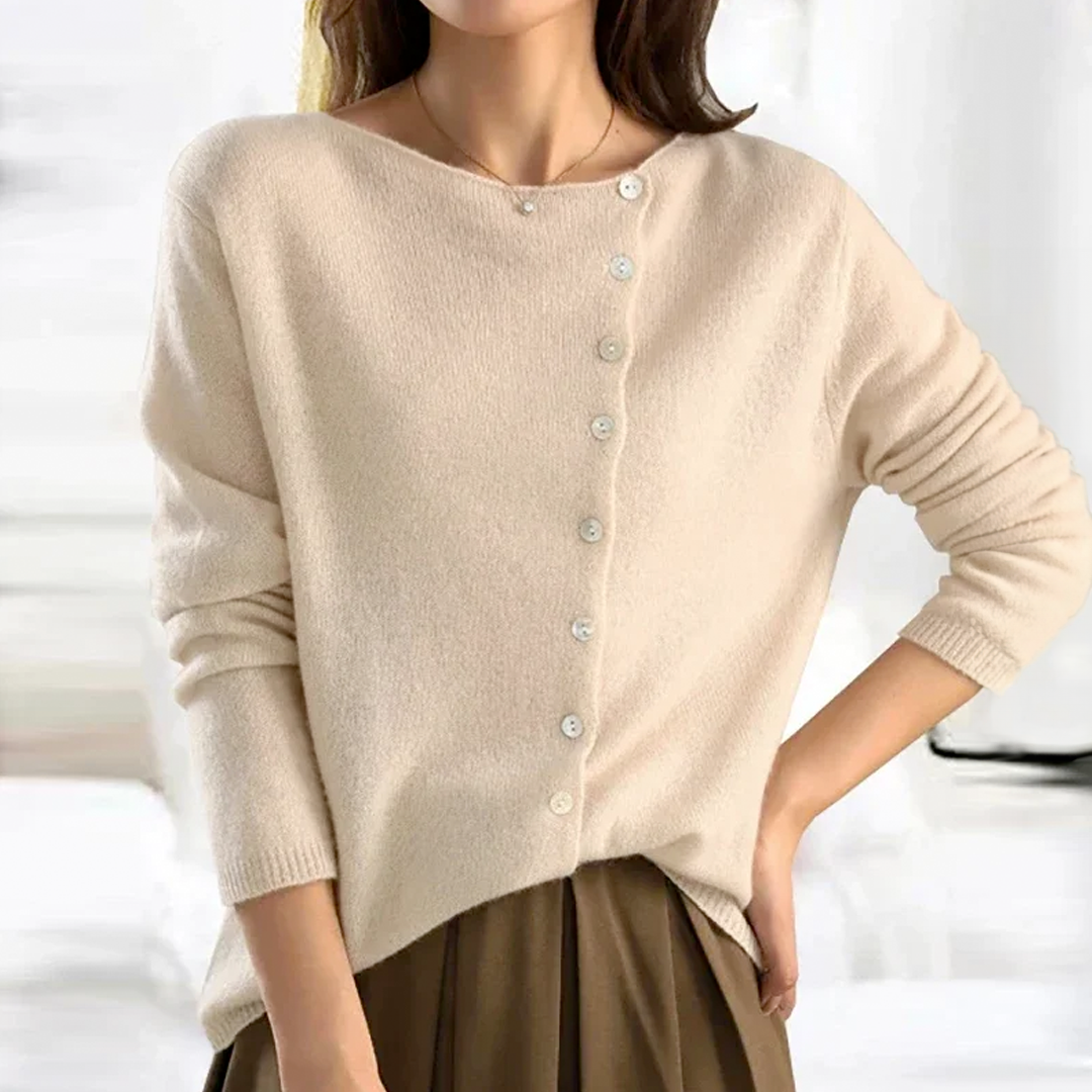 Gia - Elegant Buttoned Vest