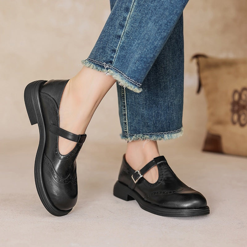 Talvanna | Elegant Everyday Leather Janes