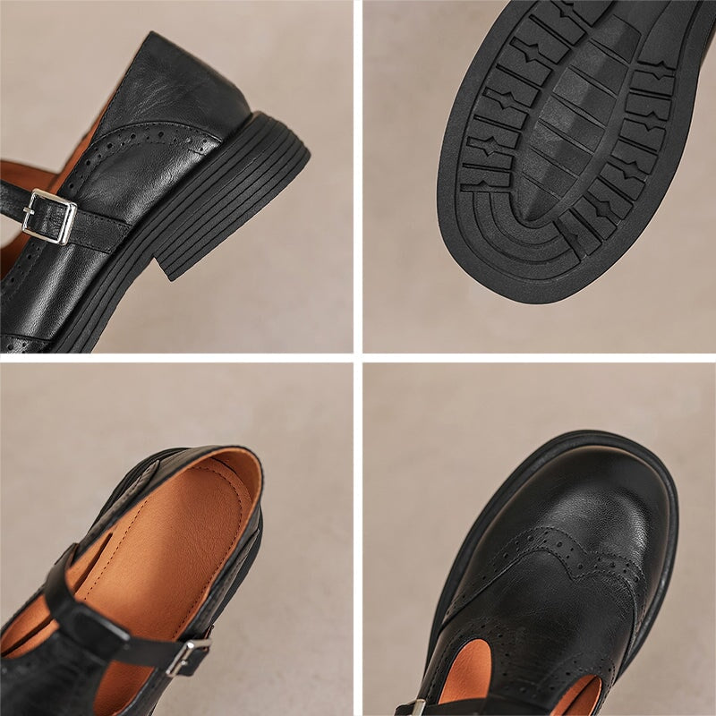 Talvanna | Elegant Everyday Leather Janes