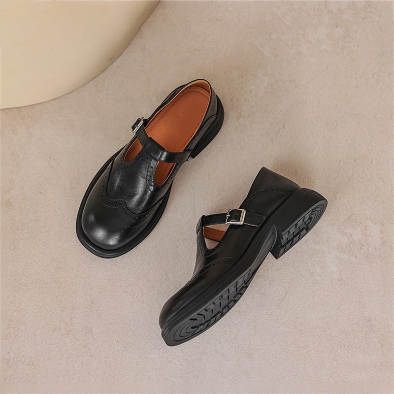 Talvanna | Elegant Everyday Leather Janes