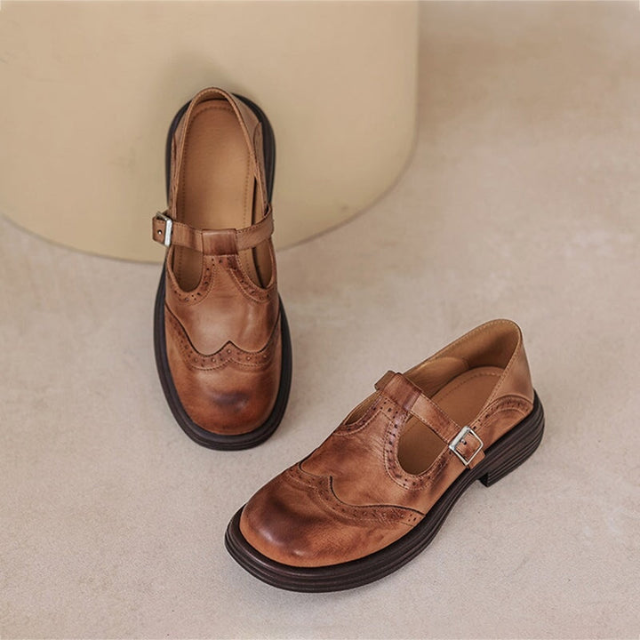 Talvanna | Elegant Everyday Leather Janes