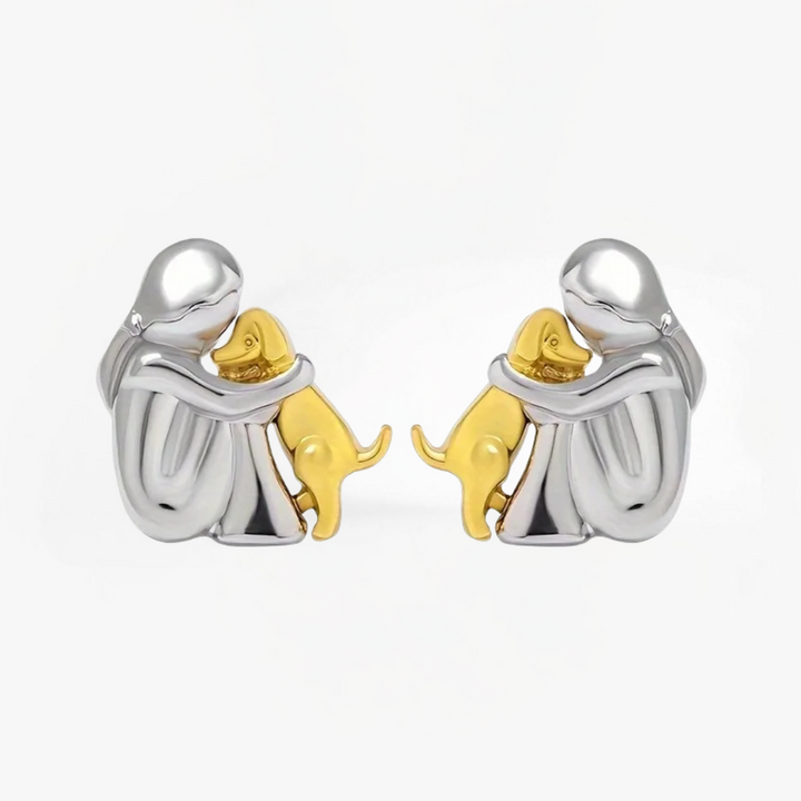 Waverly | Dog Embrace Earring